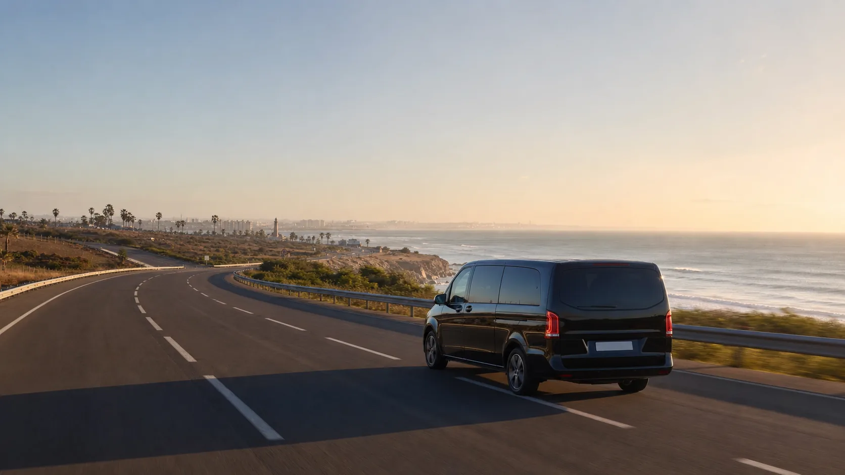 Private transfer travelling Morocco's Atlantic coast between cities